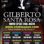 Gilberto Santa Rosa at the Mayan