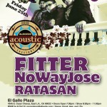 Alborde Acoustic Sessions: No Way Jose, Fitter, Ratasan