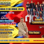 Festival Colombiano Whittier Narrows Park with Sonora Carruseles and Tito Rojas