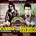 Friday September 10, 2010 Alborde Acoustic Sessions with Cuevo and Gustavo Galindo