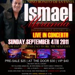 Ismael Miranda live at Belasco Theater